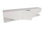 Hanah Home Soporte TV Blanco 180x40x30cm Tablero Partículas Melaminado Moderno Elegante